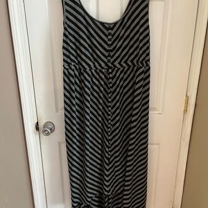 Black and Gray Striped dress Torrid size 4